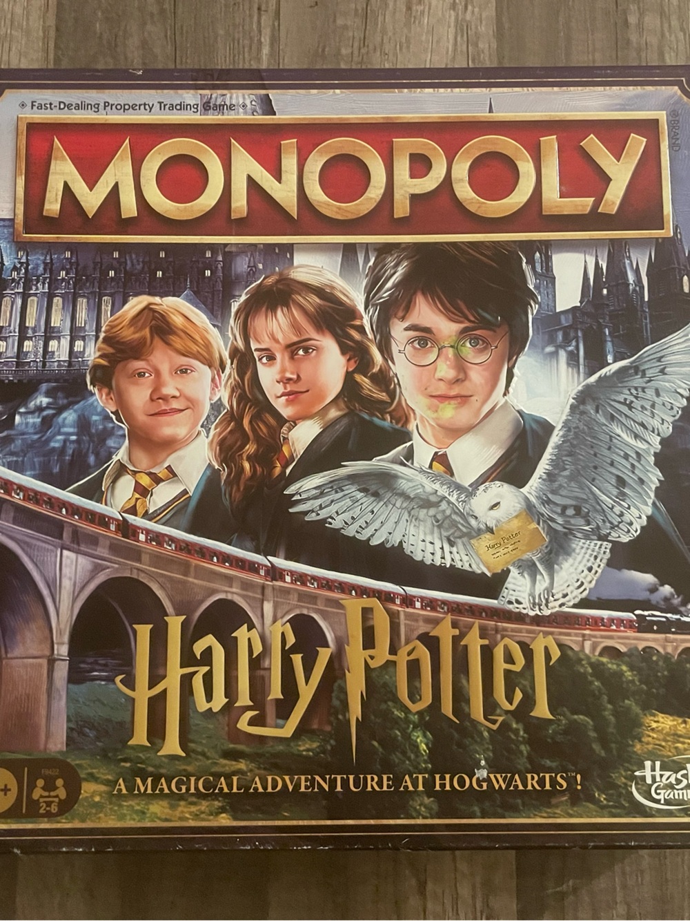 Monopoly Harry Potter Edition Board Game - Gold and Red Box
